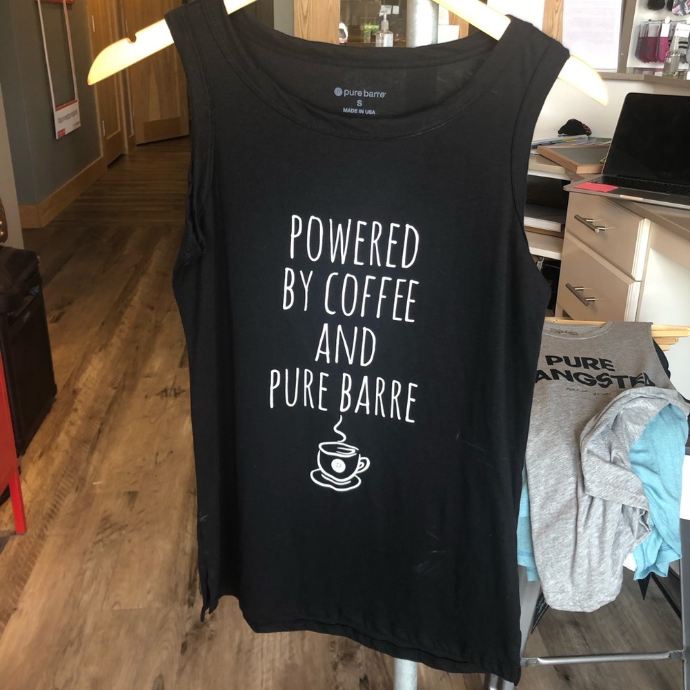Pure Barre “Powered by coffee and Pure Barre” Tank